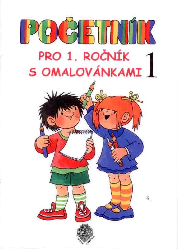 Početník pro 1. ročník s omalovánkami - 1. díl (Číslice 1, 2, 3, 4) - kniha z kategorie 1. stupeň