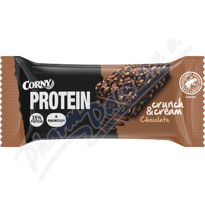 Corny Protein Crunch & Cream čokoláda 35 g