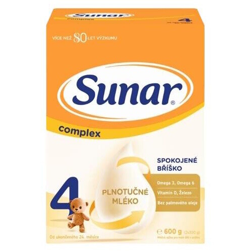 SUNAR Complex 4 batolecí mléko od 24 měsíců 600 g