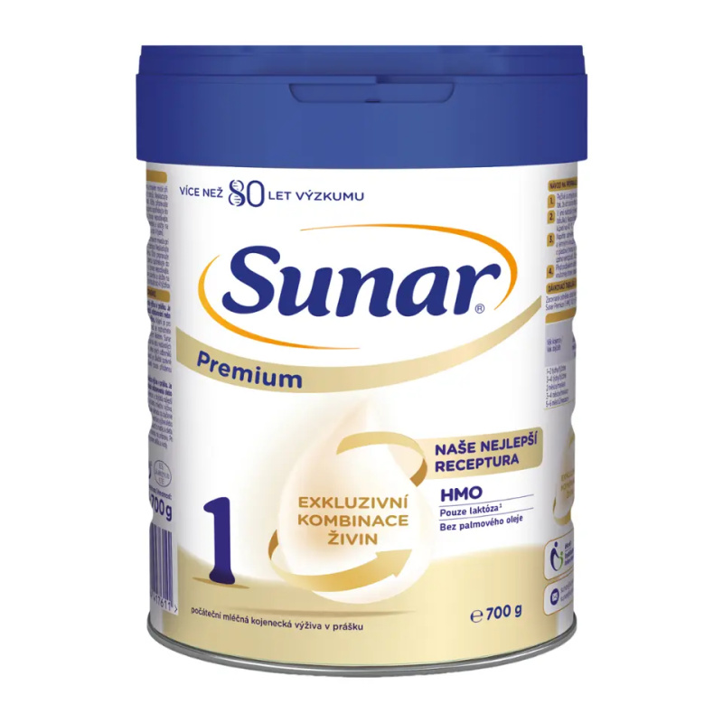 Sunar Premium 1,  počáteční kojenecké mléko