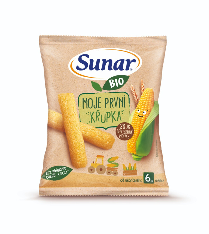SUNAR Moje první dětská křupka BIO 6m+ 25 g