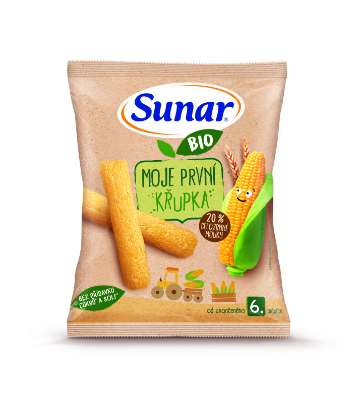 SUNAR Moje první dětská křupka BIO 6m+ 25 g