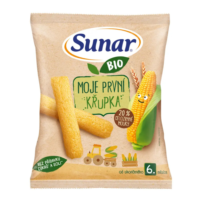 SUNAR Moje první dětská křupka BIO 6m+ 25 g