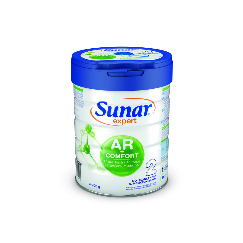 SUNAR Expert AR+Comfort 2 pokračovací kojenecké mléko 700 g