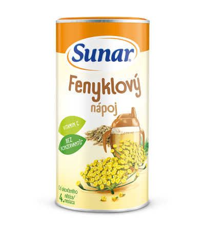 SUNAR Rozpustný nápoj fenyklový 200 g