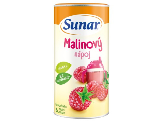Sunar Rozpustný nápoj malinový