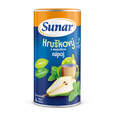 SUNAR Rozpustný nápoj hruškový s meduňkou 200 g