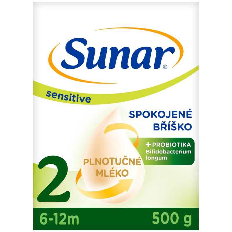Sunar Sensitive 2 pokračovací kojenecké mléko