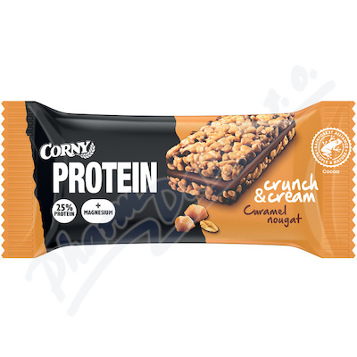 Corny Protein Crunch & Cream karamel-nugát 35 g