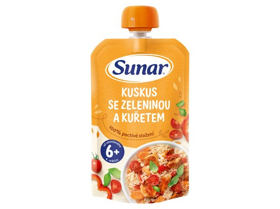 Sunar kuskus se zeleninou a kuřetem 120g