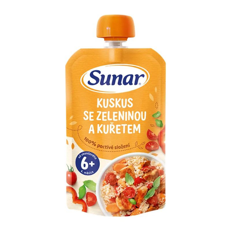 Sunar kuskus se zeleninou a kuřetem 120g