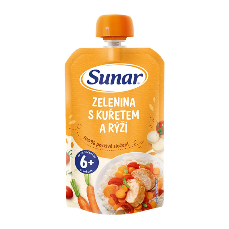 Sunar Kapsička zelenina s kuřetem a rýži