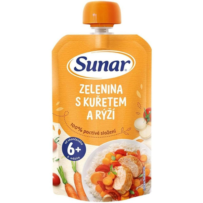 Sunar Kapsička zelenina s kuřetem a rýži
