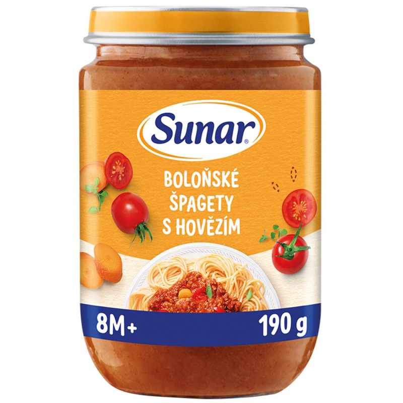 Sunar Příkrm špagety s boloňskou omáčkou