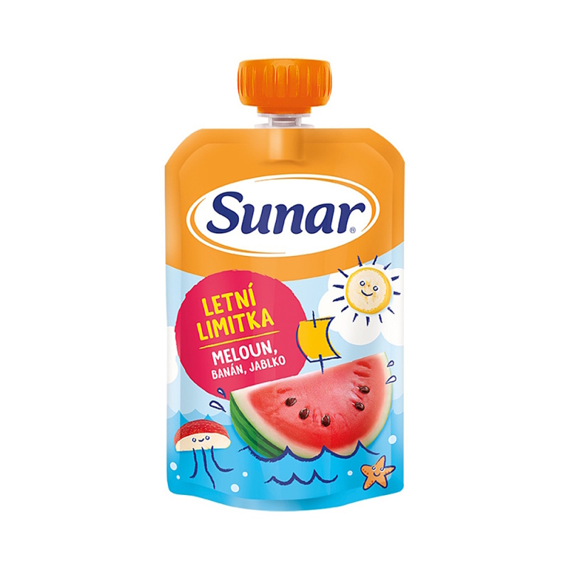 Sunar Kapsička jablko, banán, vodní meloun