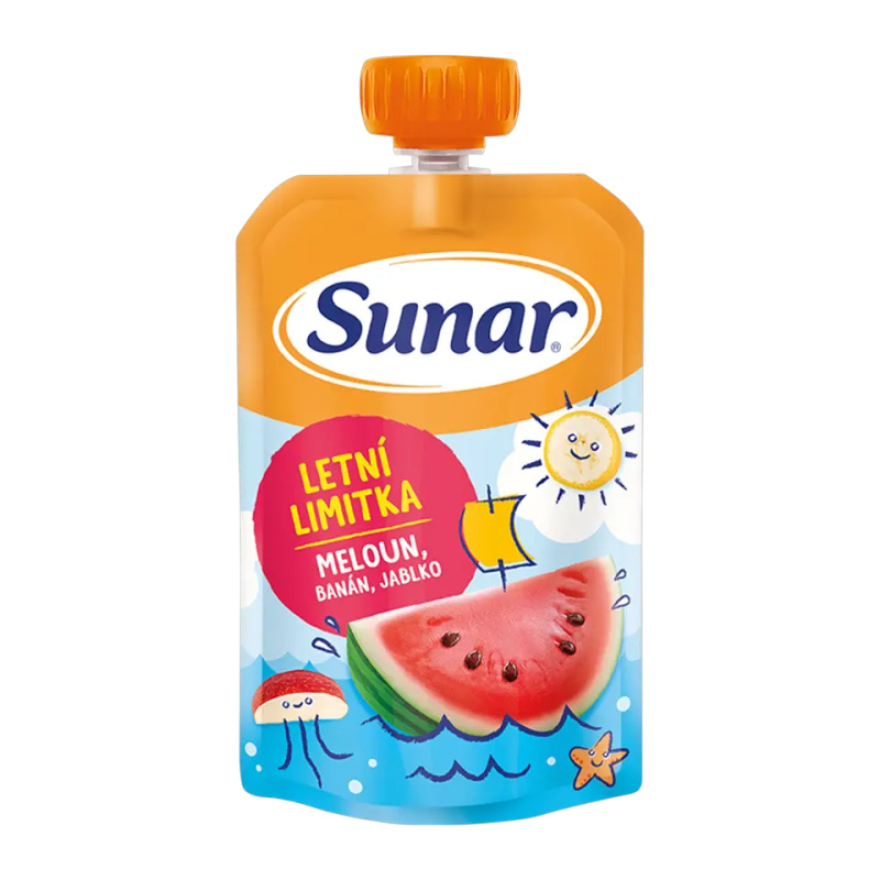 Sunar Kapsička jablko, banán, vodní meloun