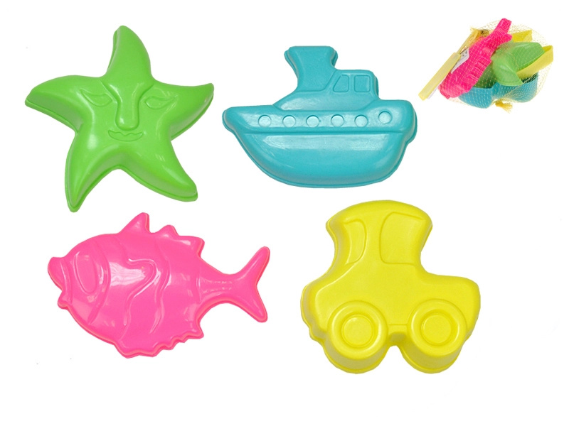 Formičky na písek 4 ks v síťce