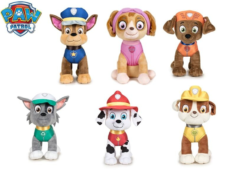 Mikro Paw Patrol plyš 19cm, 6 druhů