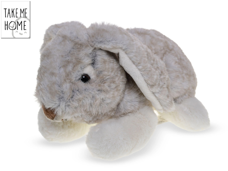 Ležící plyšový zajíček Take Me Home 17 cm