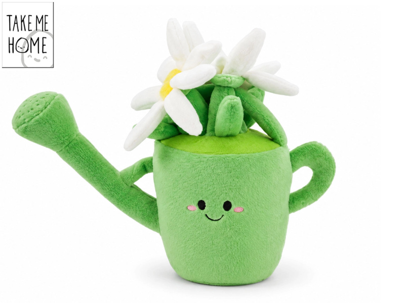 Plyšová pokojová rostlina v zelené konvici Take Me Home 20 cm - 1 kus