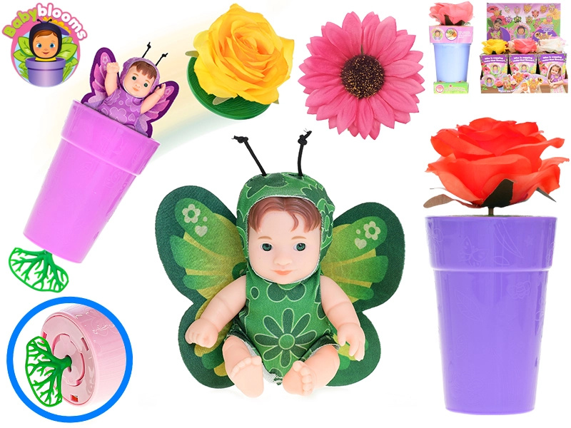 Miminko Babyblooms s doplňky a květinou 12druhů