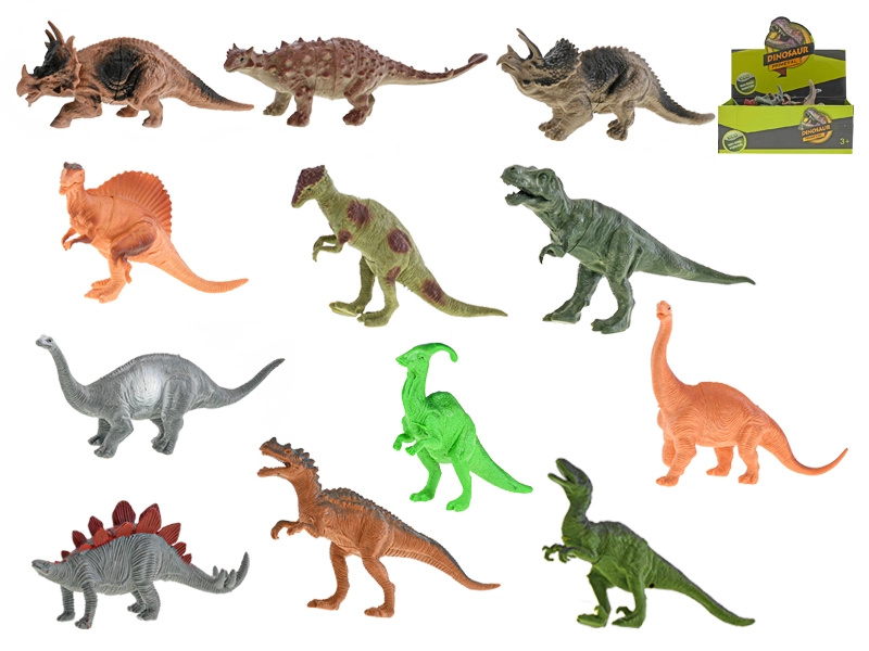 Sada dinosaurů 14–18 cm, 12 ks