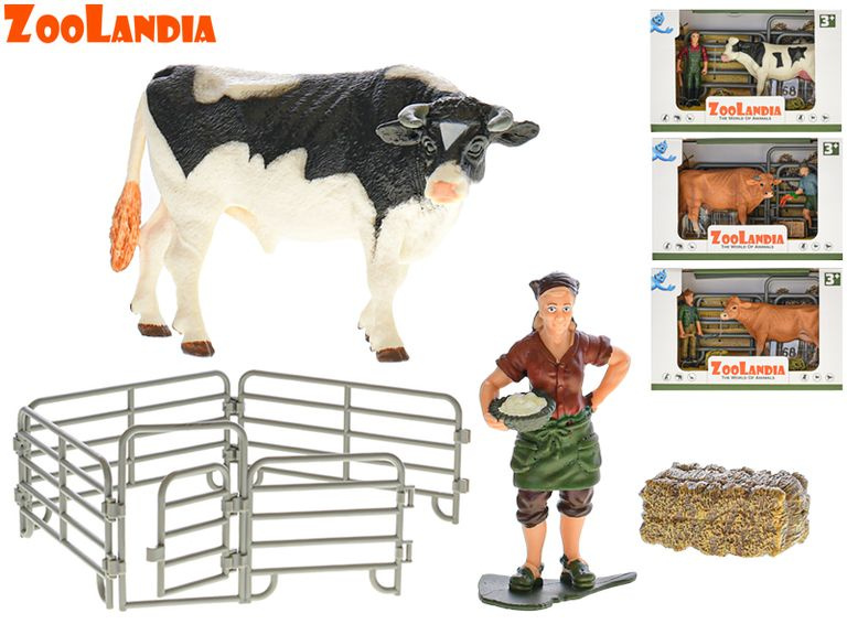 Zoolandia kráva s doplňky, mix druhů