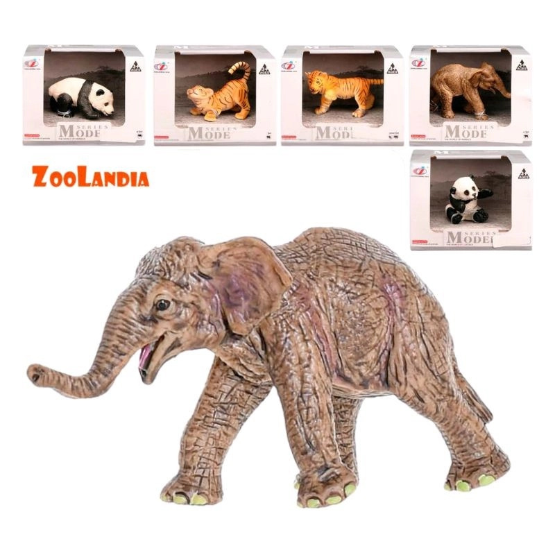 Mláďata safari – plastová figurka (1 ks, 6 druhů)