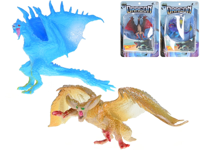 Plastová figurka draka 8–10 cm