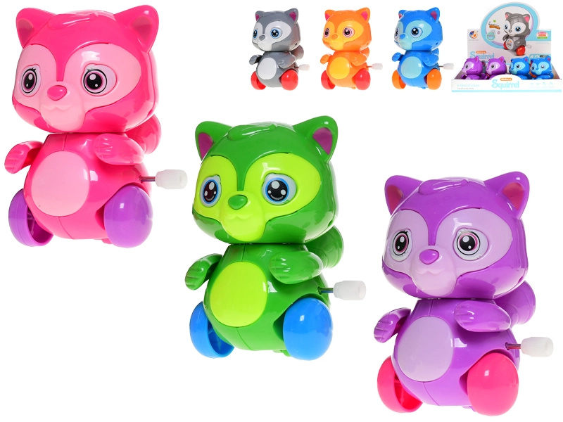 Veverka na klíček – jezdící interaktivní hračka pro děti