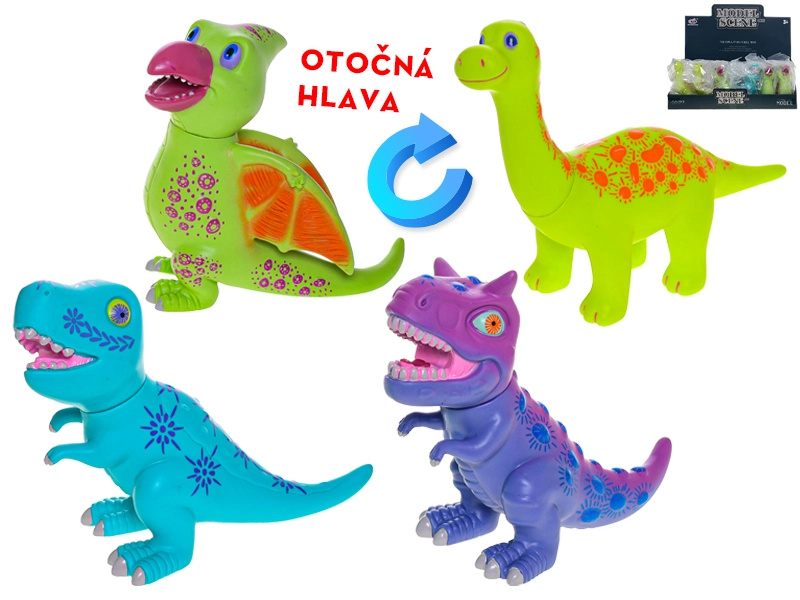 Dinosauří figurka 15,5 cm – Brontosaurus, Velociraptor, Pterodaktyl, T‑Rex