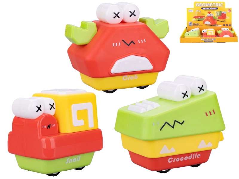 Zvířátko geometrické – pohyblivá hračka pro děti od 3 let