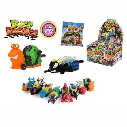 Mikro Bugs Racings 9cm foukni a jeď 8druhů v sáčku