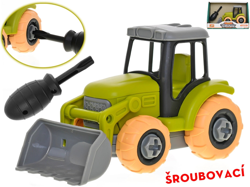 Šroubovací traktor 14 cm s volným chodem