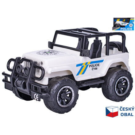 Mikro Jeep policejní 22,5cm na setrvačník CZ