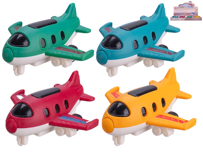Letadlo na setrvačník 9,5 cm – odolná plastová hračka pro děti