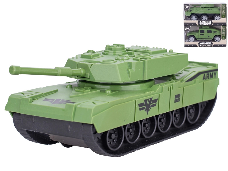 Vojenská vozidla na setrvačník 13–14 cm – tank, obrněný transportér a terénní auto
