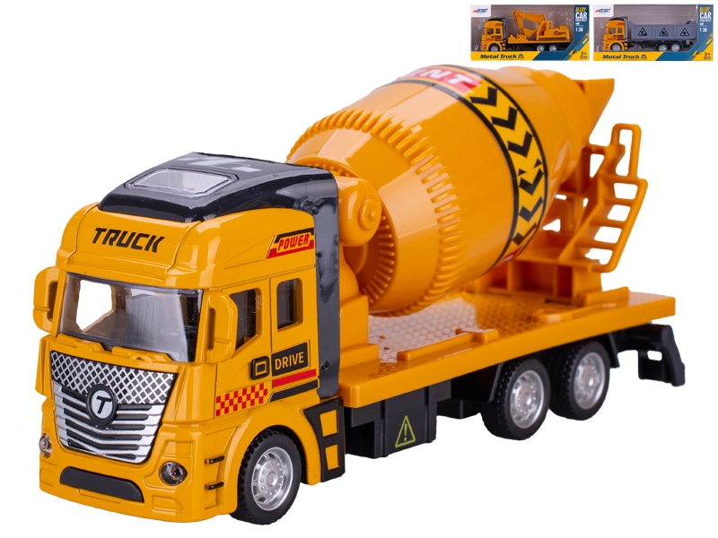 Auto stavební kovové 19 cm se zpětným chodem