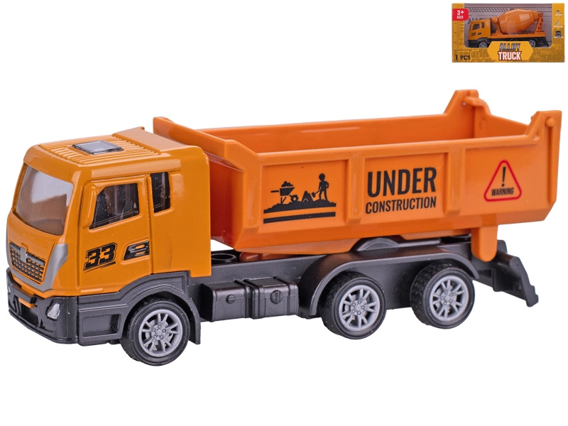 Kovový stavební model s pohonem na zpětný chod 12 cm