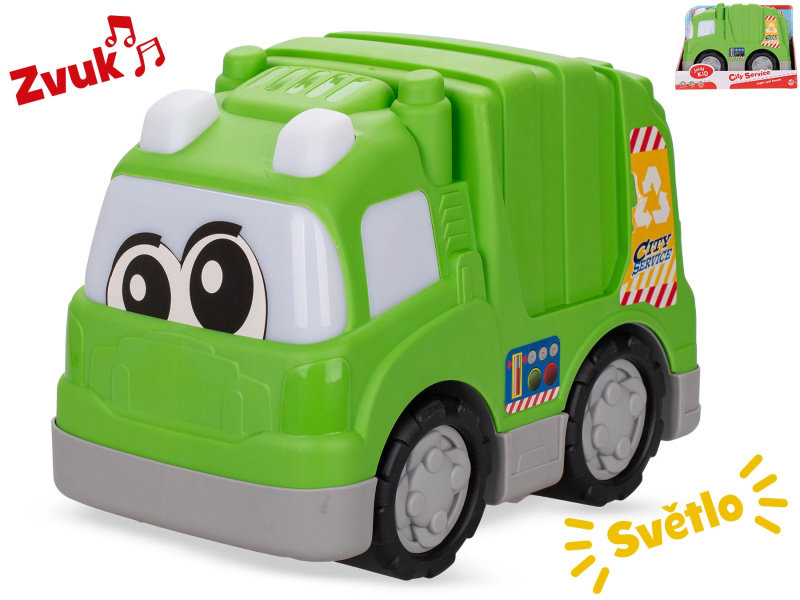 Auto popeláři se světlem a zvukem 24,5 cm