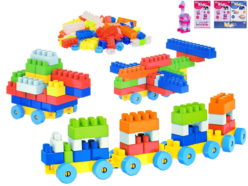 Stavebnice vozidel 100 dílků pro děti od 3 let