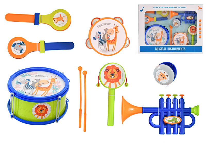 Mikro Trading Sada hudebních nástrojů 7ks s paličkami 