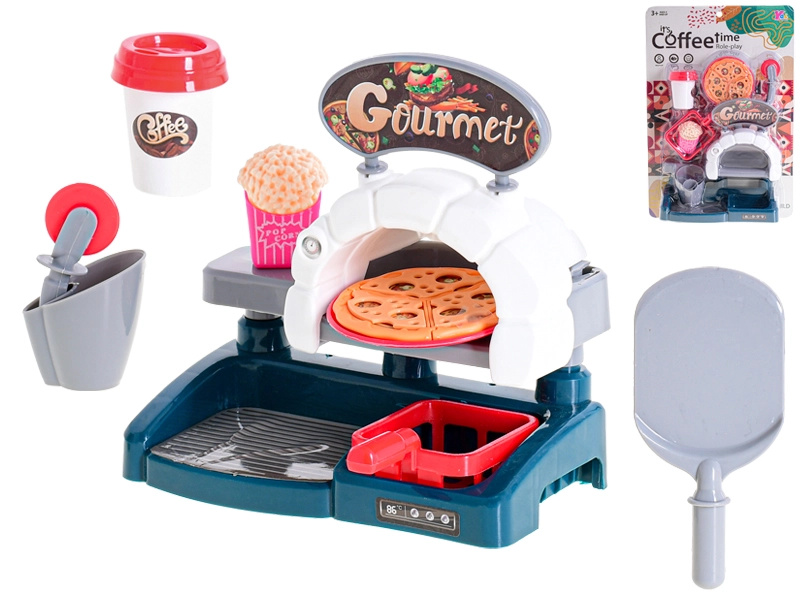 Fast food pizza set 16x16cm 8ks