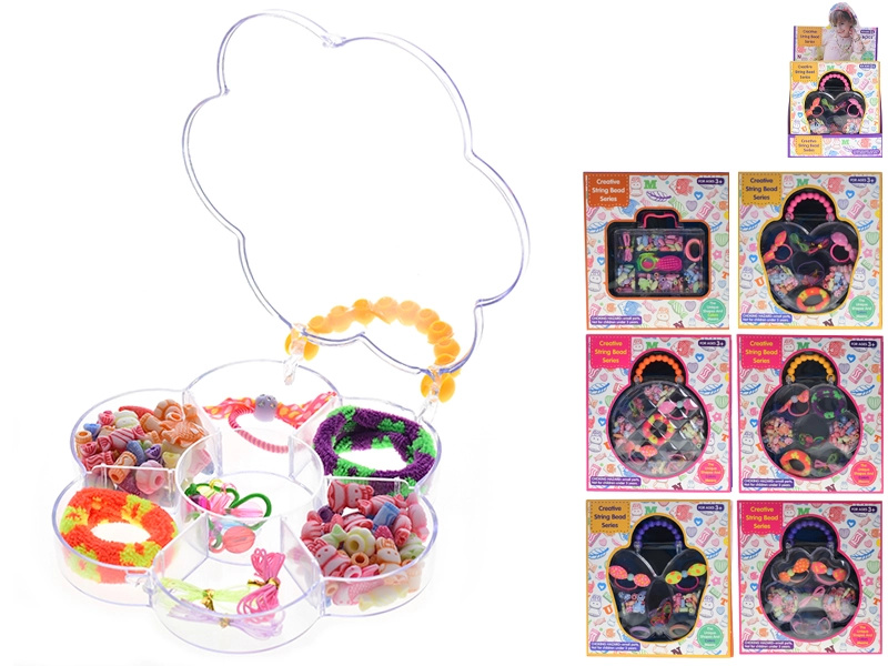 Kreativní sada korálků a doplňků do vlasů pro děti