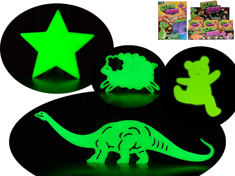 Svítící nálepky zvířátka do dětského pokoje