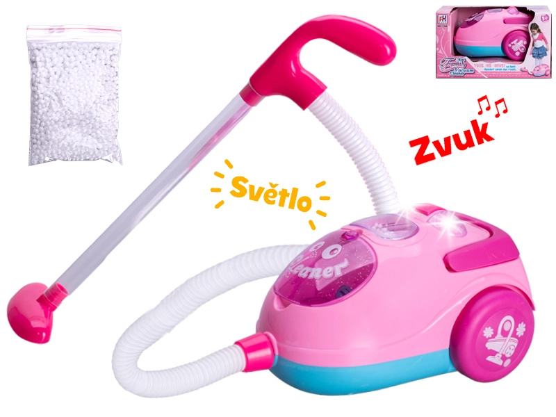 Dětský vysavač se světelnými a zvukovými efekty 18 cm