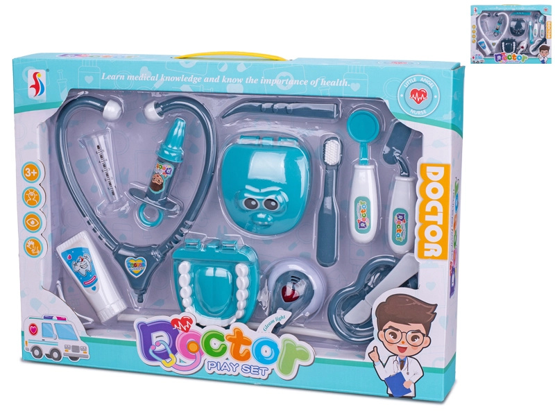 Doktorská sada se světlem a zvukem na baterie