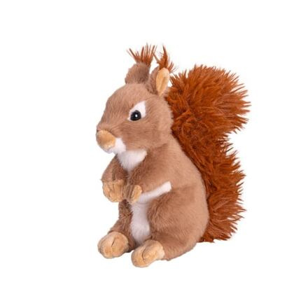 Veverka plyšová 20cm sedící