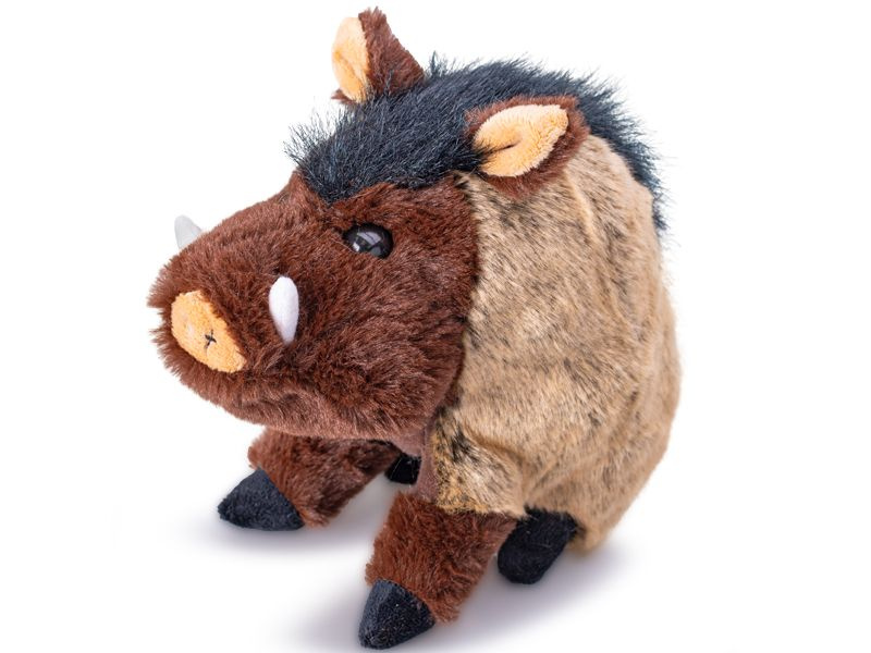 Mikro Prase divoké plyšové 22cm sedící