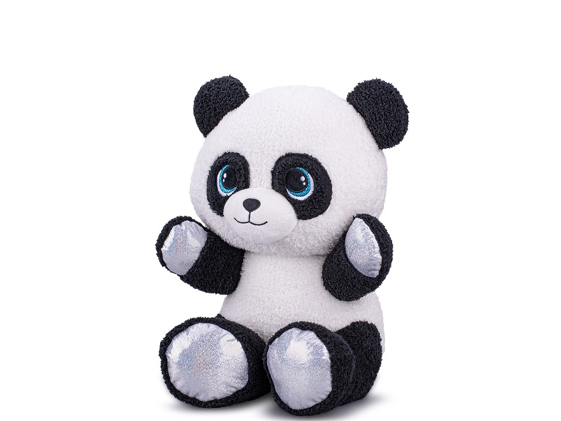 Plyšová sedící panda 16,5 cm